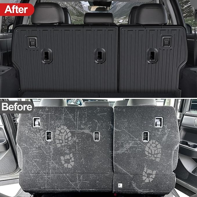 2nd Row Backrest Mat for 2024 2025 Hyundai Santa FE, All Weather TPE Seat Back - Image 6