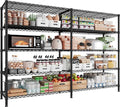 REIBII 1500LBS Storage Shelves Metal Shelving Unit 61.7''W Wire Shelving by REIBII