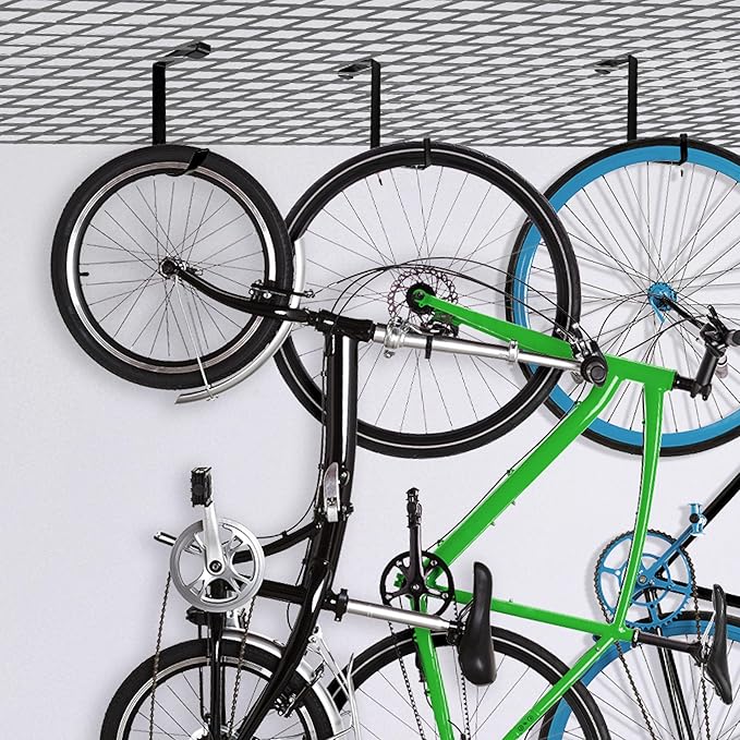 Bike Hooks for Garage Ceiling Mount Rack – Heavy Duty 4X8 Overhead Garage - Image 7