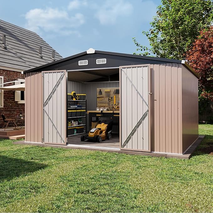 Aoxun 12x10 FT Shed Outdoor Storage Shed - Image 5