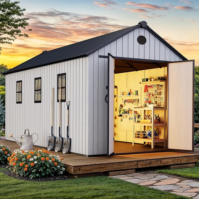 YITAHOME 8x16 FT Outdoor Storage Shed - Image 2