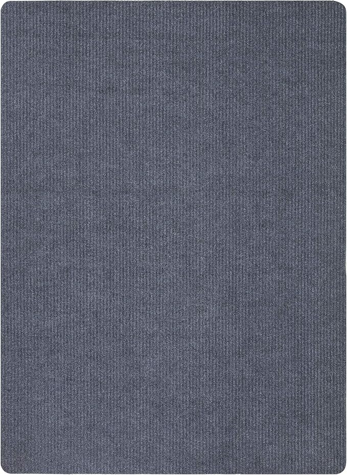 Ottomanson 5' x 6'6" Mud Mat Area Rug Scraper Carpet - Image 5