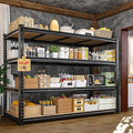 59.8" W Metal Shelving 59.8" H Storage Shelves 2200LBS Garage Shelving by Durayloly
