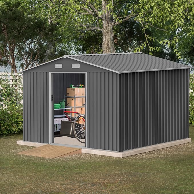 10X8 FT Outdoor Tool Storage Shed by ForEveryCornerofLife