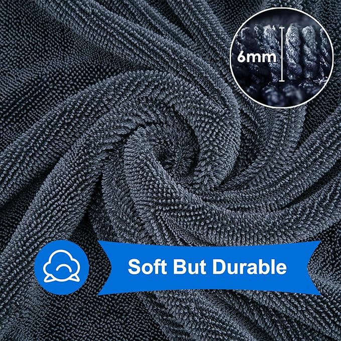 CICMOD Car Drying Towels 35"x24" Large Microfiber Towels - Image 3