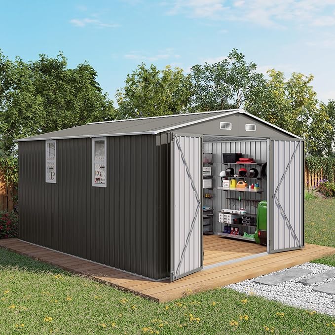 10X12 FT Outdoor Storage Shed by Unknown