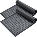 LotFancy 30" x 17" Set of 2 Front Door Mat by LotFancy