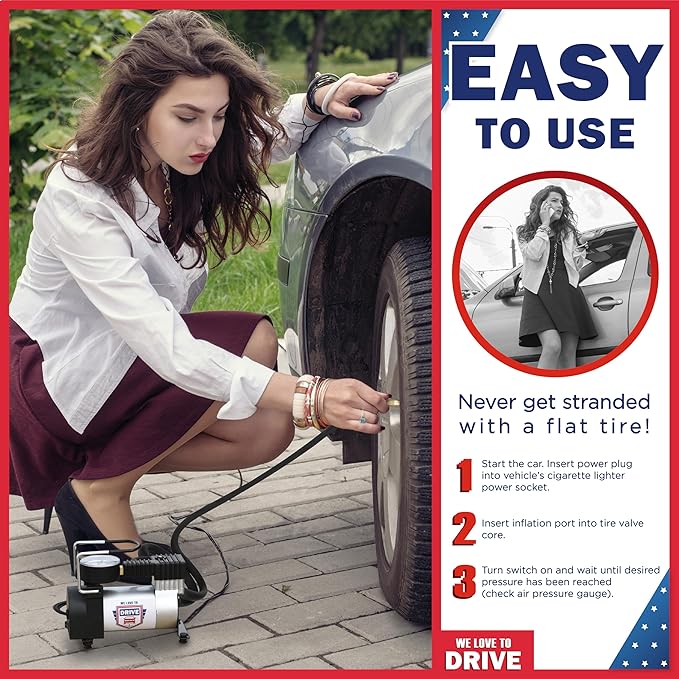 Tire Inflator Portable Air Compressor - Image 8