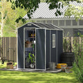 MyVoice 8x4 FT Outdoor Resin Storage Shed by MyVoice
