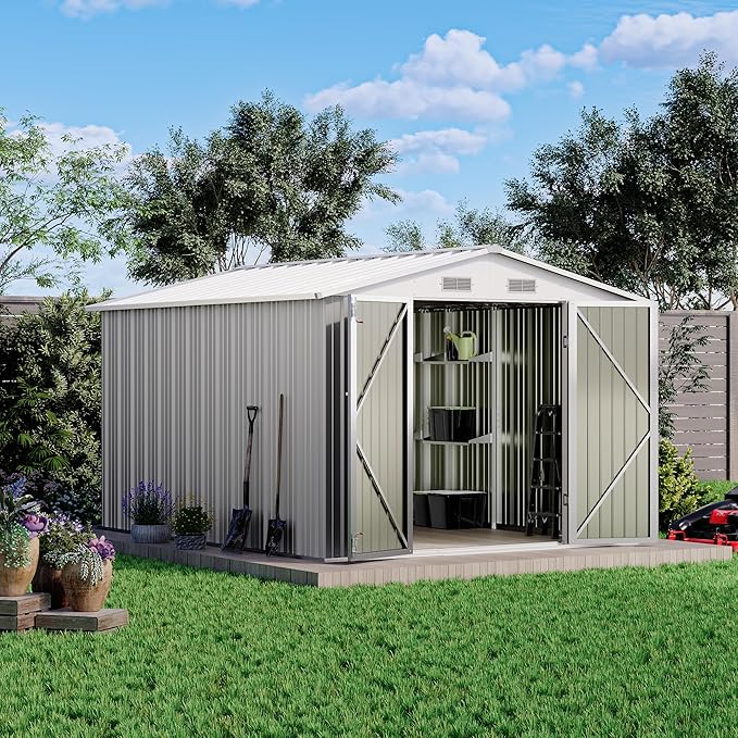Patiowell 8x10 FT Outdoor Storage Shed by Patiowell
