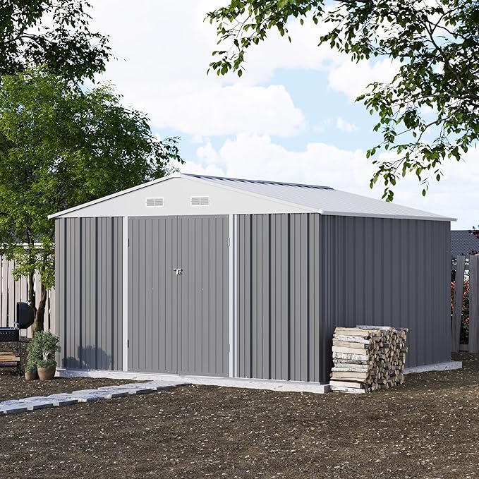 Patiowell 10 x 10 FT Outdoor Storage Shed - Image 3