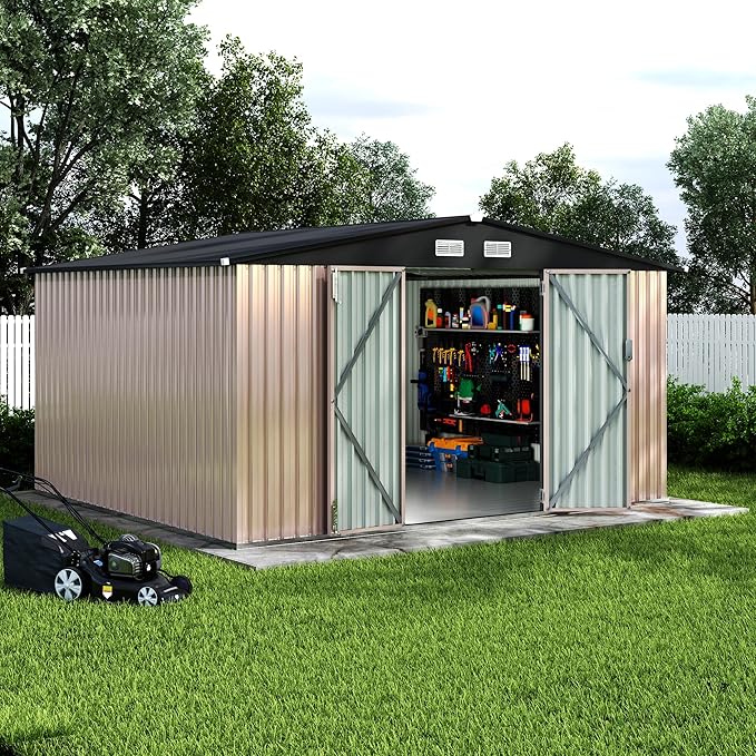 10x12x6.4 FT Outdoor Storage Sheds - Image 7