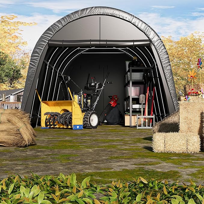 EROMMY Carport 10 x 20 FT Heavy Duty, Portable Garage - Image 8