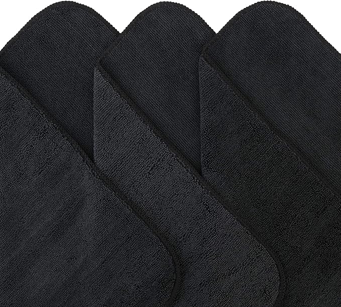 POLYTE Premium Microfiber Cleaning Towel, 16 x 16 in, 12 Pack - Image 2