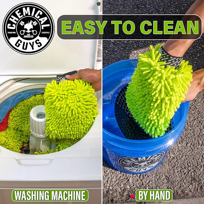 Chemical Guys MIC49302 Chenille Premium Scratch-Free Microfiber Wash Mitt - Image 9