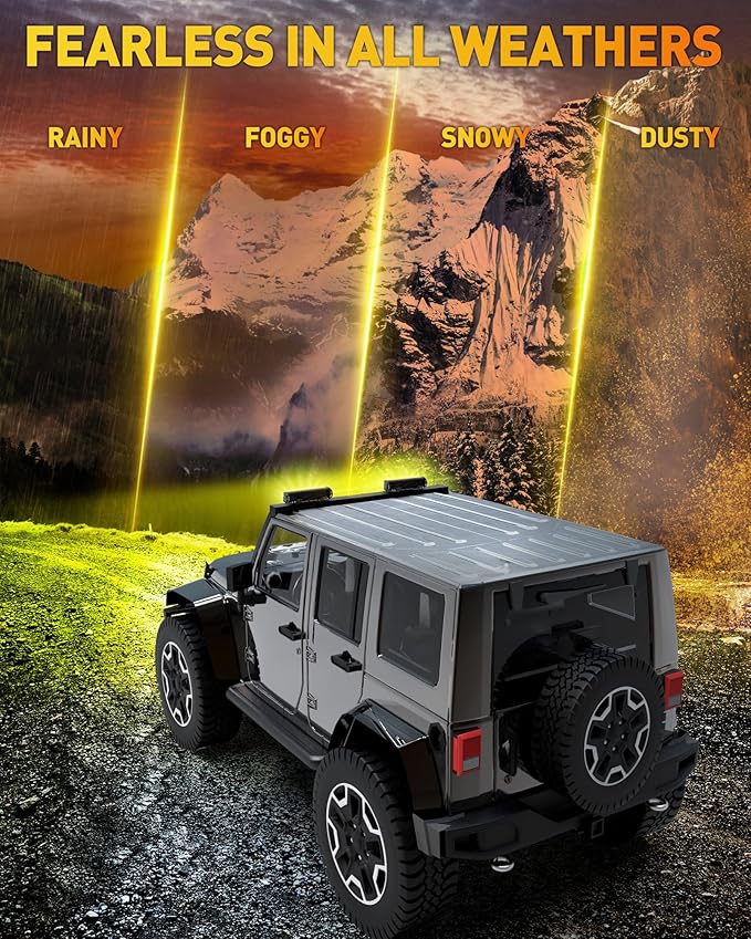 NAOEVO 12 Inch LED Light Bar, 300W 30000LM LED Offroad/Driving/Fog Lights - Image 9