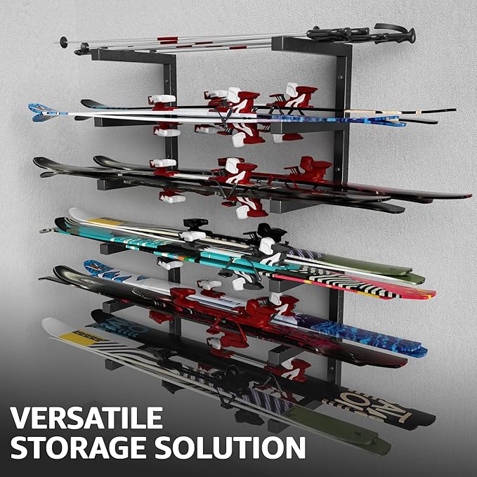 YYR Wood Organizer and Lumber Storage Rack Wall Mount, Heavy Duty Metal Shelf - Image 9