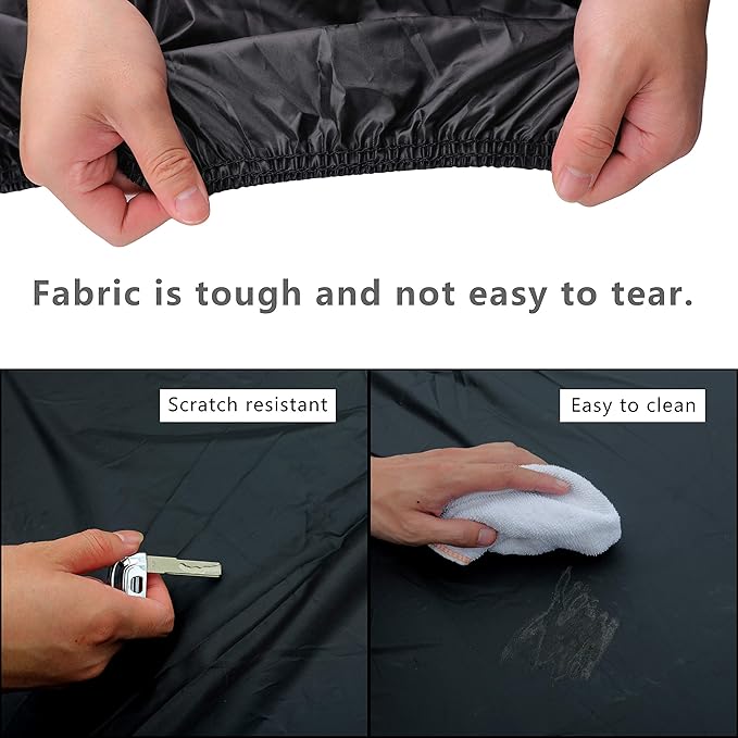 MORNYRAY Waterproof Car Cover All Weather Snowproof UV Protection Windproof - Image 3
