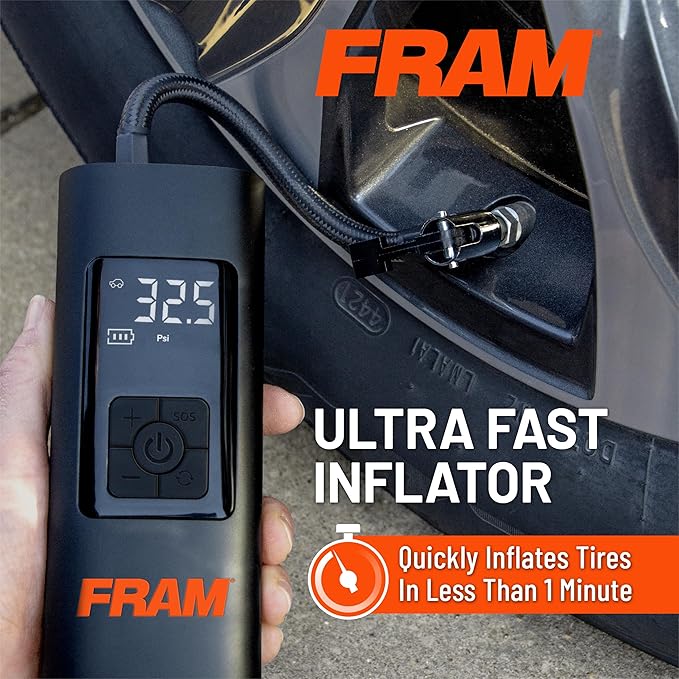 FRAM FEK40002 Portable Emergency Tire Inflator - Image 4