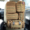Universal Tactical Seat ​Back Organizer Vehicle Molle Panel Organizer Storage by Jimikay