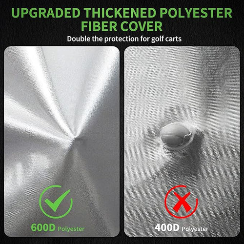 10L0L Heavy Duty Golf Cart Cover - Image 2