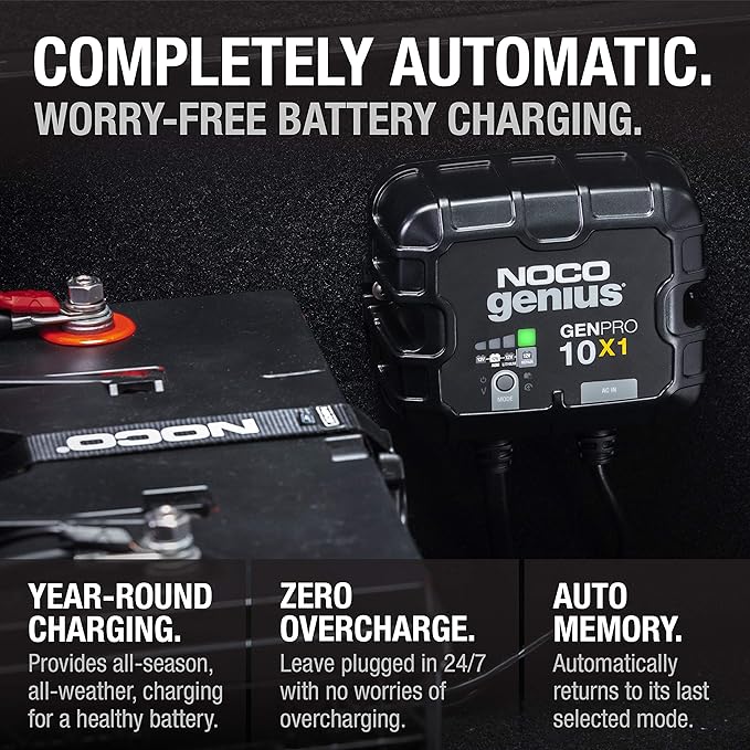NOCO Genius GENPRO10X1: 1-Bank, 10A Onboard Battery Charger - Image 6