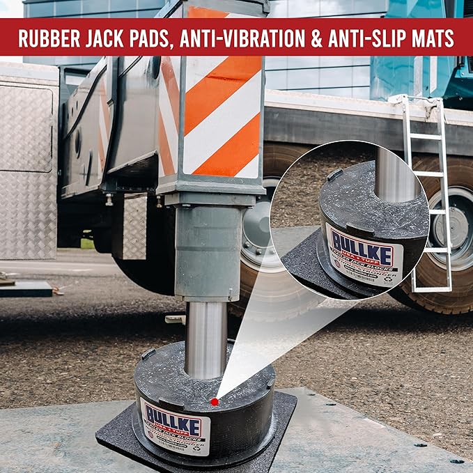 USA Made RV Leveling Jack Flex Pads 9" – Heavy-Duty Rubber Jack Pads - Image 5