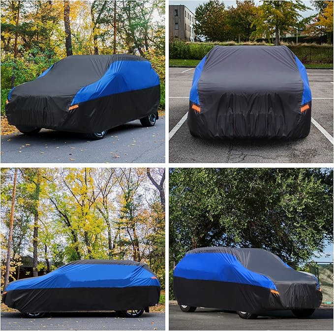 SUV Car Cover Waterproof All Weather, Cover Full Exterior Cover Windproof - Image 6