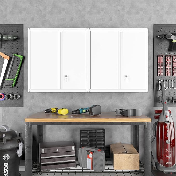 LUCYPAL Metal Wall Cabinet, Garage Storage Cabinets - Image 6