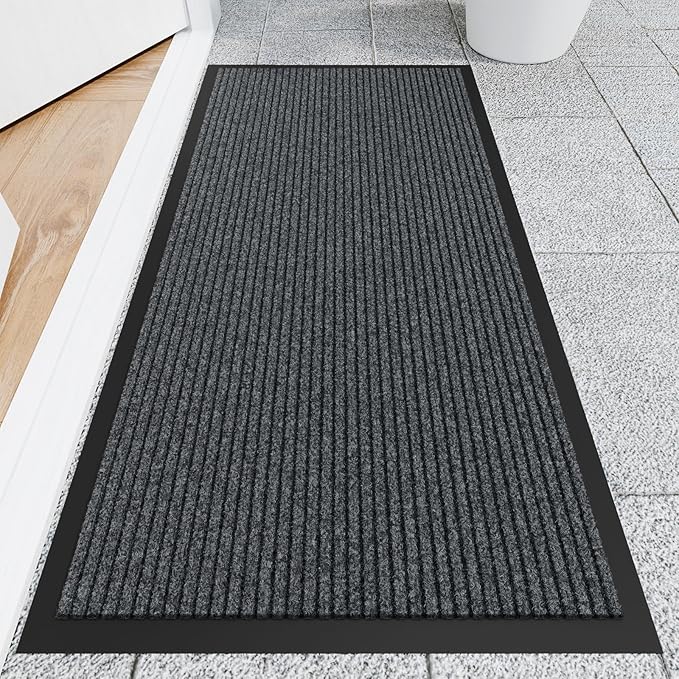 Front Door Mat, Commercial Door Mats Entrance, Low Profile Welcome Mats Non-Slip by Naturehydro