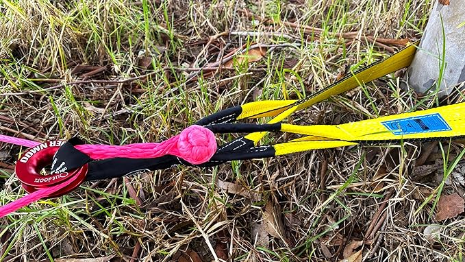 DOWN UNDER OUTDOORS Heavy Duty Game/Log/4x4 Recovery Kit, Deer Drag, 550 ft of - Image 9