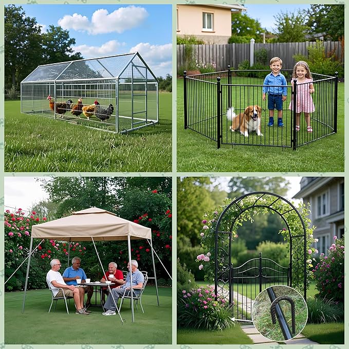 VVOKGO Trampoline Stakes 12 Inches Anchors High Wind Heavy Duty, Camping Tent - Image 6