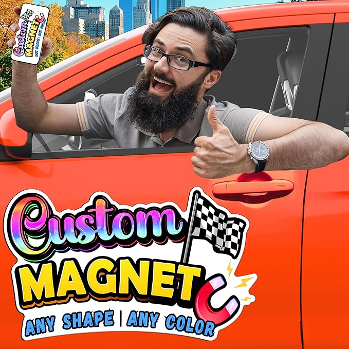 Custom Car Magnet with Your Logo ║ Advertise Your Business Vehicle Magnetic ║ - Image 6
