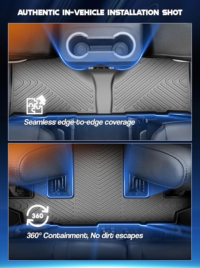 Car Floor Mats for Chevrolet Chevy Traverse 2018-2024 2025 Accessories - Image 6