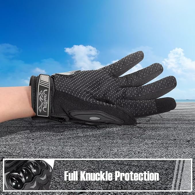 COFIT Motorcycle Gloves for Men and Women, Full Finger Touchscreen Motorbike - Image 4