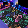 Play Gaming Rug for Bedroom Gamer Mat Gamepad for Boys Room 3x4 for Playroom by Isyorefam