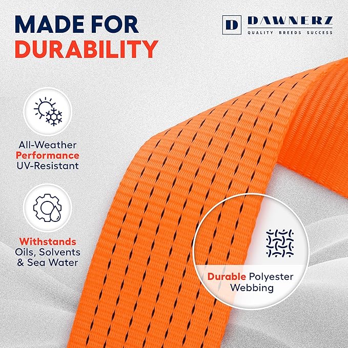 Heavy Duty Ratchet Straps 3 inch x 30 ft - Image 5